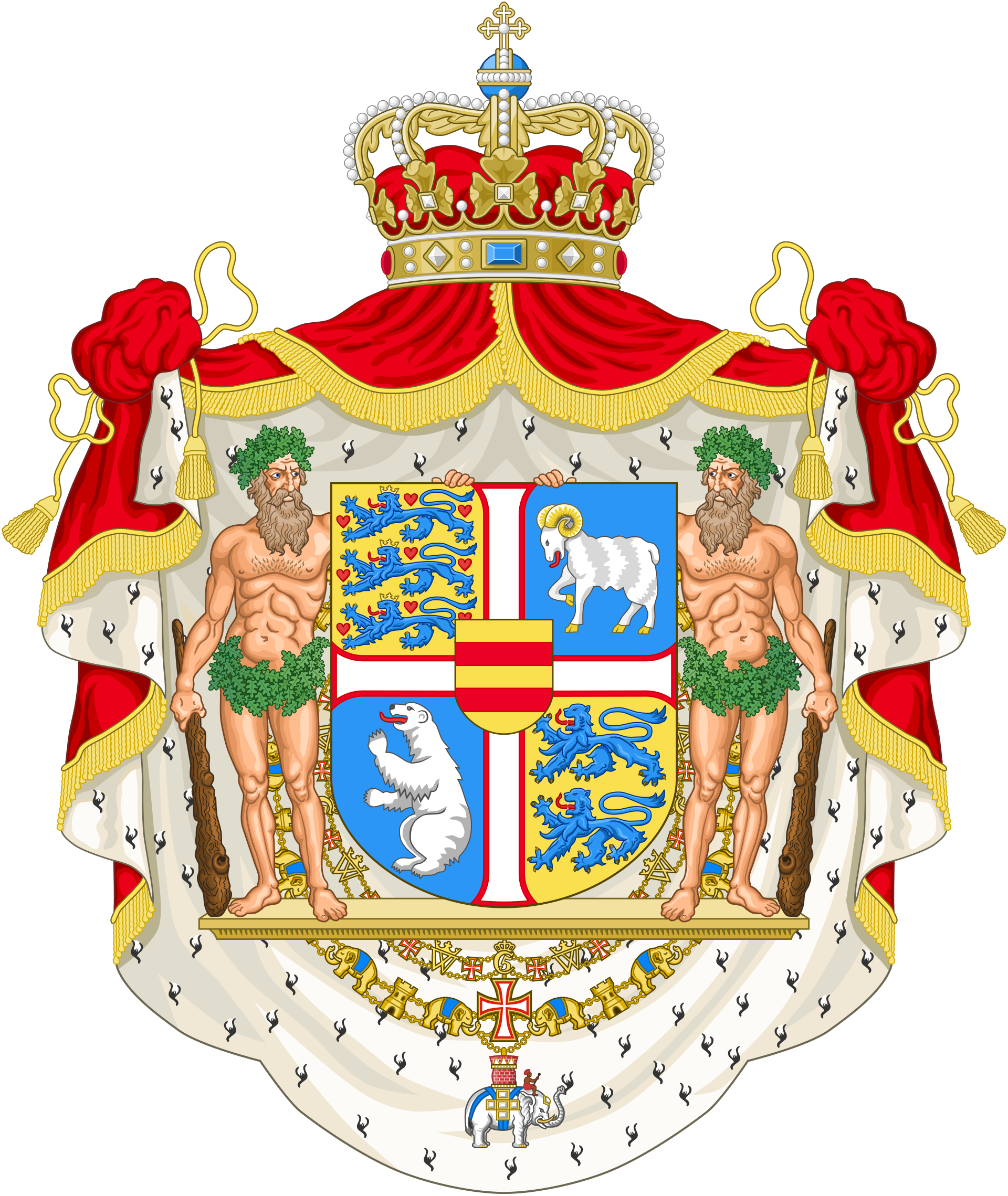 Royal Coat of Arms of Denmark